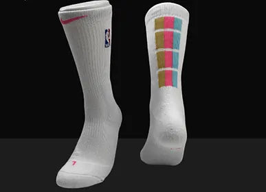 ELITE Mid-Length Socks - Black/White