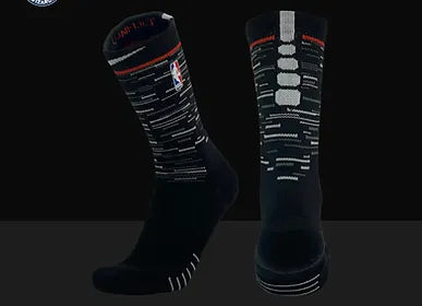 ELITE Mid-Length Socks - Black/White