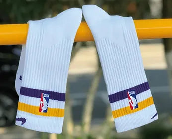 ELITE Mid-Length Socks - Black/White